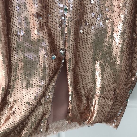 NaaNaa strapless sequin midi dress - US 2 - Picture 9 of 13